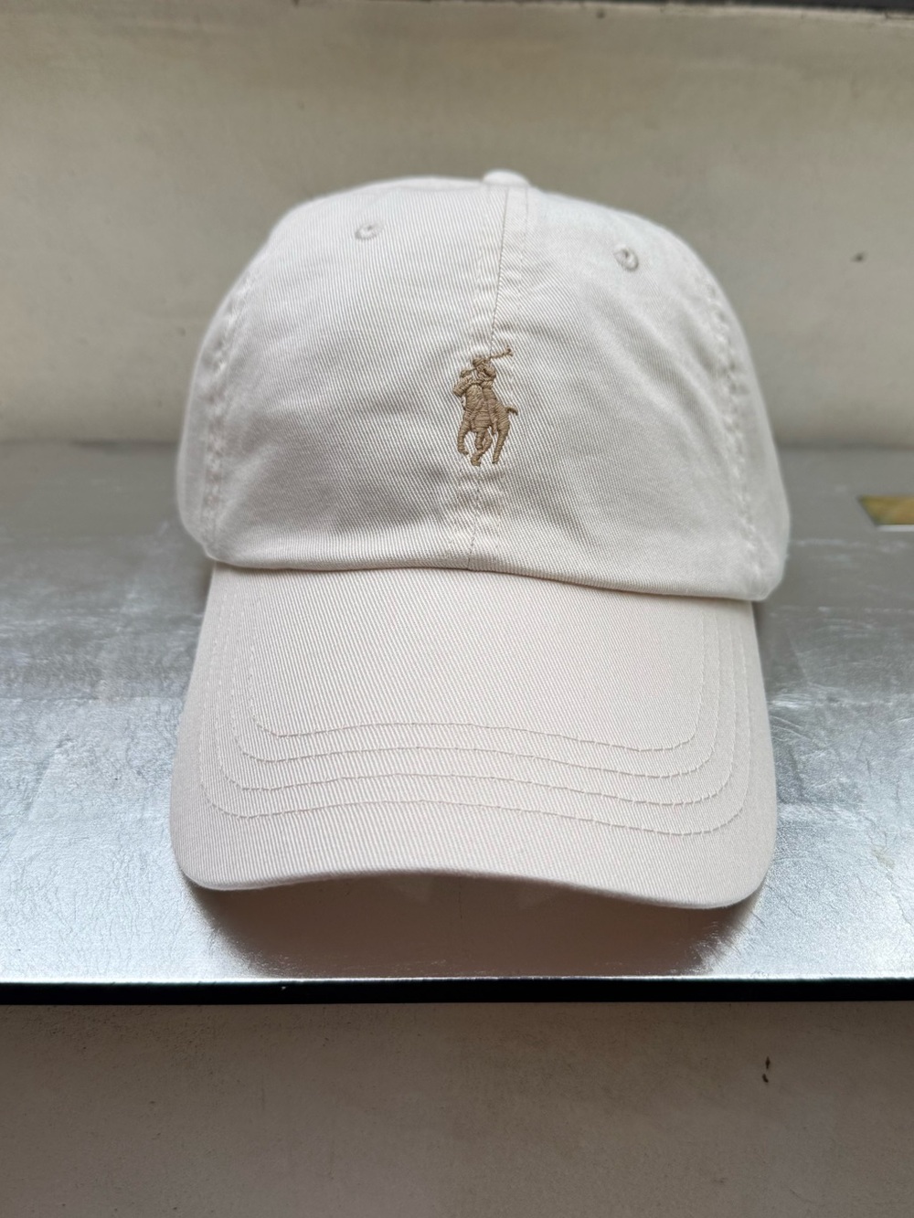 Polo by Ralph Lauren Off White Classic Baseball Cap